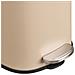 Pattumiera A Pedale Lodi In Metallo Beige Soft Close 3 Litri - Foto miniatura 4