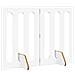 Recinto pieghevole per animali 2 pcs Bianco 100,5 x 38 x 70 cm - Foto miniatura 3