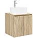 Mobile Lavabo da Parete Rovere Sonoma 49,5 x 44,5 x 65 cm - Foto miniatura 1