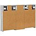 Set di Armadi da Bagno con lo scaffale 3 pcs 80 x 10,5 x 50 cm - Foto miniatura 9