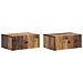 Armadio da Notte 2 pcs Legno antico 49 x 34,5 x 20 cm - Foto miniatura 1