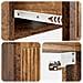 Armadio da Notte 2 pcs Legno antico 49 x 34,5 x 20 cm - Foto miniatura 8