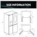 RS9P628GPFE frigorifero side-by-side Libera installazione 614 L Nero - Foto miniatura 2