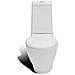 Set Di Bidet & Toilette In Ceramica Bianca - Foto miniatura 4