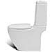Set Di Bidet & Toilette In Ceramica Bianca - Foto miniatura 5