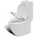 Set Di Bidet & Toilette In Ceramica Bianca - Foto miniatura 7