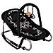 Sdraietta Bimbi Relax Classic Nera Con Cerchi Bnbo002-blst - Foto miniatura 1