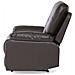 Poltrona Reclinabile In Pelle Sintetica Marrone Bergen - Foto miniatura 20