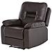 Poltrona Reclinabile In Pelle Sintetica Marrone Bergen - Foto miniatura 18