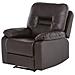 Poltrona Reclinabile In Pelle Sintetica Marrone Bergen - Foto miniatura 14