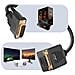 Adattatore Audio Video Dvi-d Maschio A Dvi-d E Hdmi Femmina Hd 33 Cm Nero - Foto miniatura 7