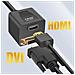 Adattatore Audio Video Dvi-d Maschio A Dvi-d E Hdmi Femmina Hd 33 Cm Nero - Foto miniatura 9
