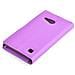 Custodia Compatibile Con Nokia Lumia 730 In Violetta Ametista - Coperchio Protettiva Con Chiusura Magnetica, Funzione Stand E Tasca Per Le Carte - Foto miniatura 3