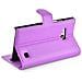 Custodia Compatibile Con Nokia Lumia 730 In Violetta Ametista - Coperchio Protettiva Con Chiusura Magnetica, Funzione Stand E Tasca Per Le Carte - Foto miniatura 4