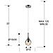 Sospensione A Soffitto In Cristallo A Led Integrato Con Effetto Bolla Cromato - Foto miniatura 4