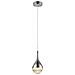 Sospensione A Soffitto In Cristallo A Led Integrato Con Effetto Bolla Cromato - Foto miniatura 1