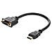 Hdmdvi15cm Cavo E Adattatore Video 0,15 M Hdmi Tipo A [standard] Dvi-d Nero (adapter Hdmi - Dvi M /f, 15cm - - Foto miniatura 1
