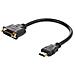 Hdmdvi15cm Cavo E Adattatore Video 0,15 M Hdmi Tipo A [standard] Dvi-d Nero (adapter Hdmi - Dvi M /f, 15cm - - Foto miniatura 2