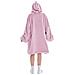 Oversize Con Cappuccio Blanket Felpa The Original Sherpa Gigante Pullover Con Grande Tasca Frontale Morbida Accogliente Caldo E Confortevole Della Novit Con Cappuccio 1 Size Fits All Tv-coperta Per Uomo Donna Adolescenti Bambini - Foto miniatura 2