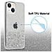 Custodia Compatibile Con Apple Iphone 13 In Trasparente Con Glitter - Coperchio Protettivo In Silicone Tpu Flessibile Con Glitter Scintillanti - Foto miniatura 4