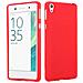 Custodia Compatibile Con Sony Xperia E5 In Frost Rosso - Coperchio Protettivo In Silicone Tpu Flessibile - Foto miniatura 7