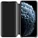 Custodia Compatibile Con Apple Iphone 11 Pro In Tormalina Nera - Clear View Specchio Coperchio Protettivo Con Funzione Di Supporto Protezione A 360 Gradi - Foto miniatura 3