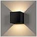 Applique Led Luce Calda Faretto Da Parete Per Esterno Interno 12 W 3000k Ip65 Es46nc - Foto miniatura 1