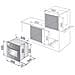 Forno Elettrico da Incasso Professional PLM 7 XLX 2 Capacità 74 L Multifunzione Ventilato Colore Acciaio Inossidabile - Foto miniatura 7