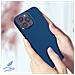 Cover Per Iphone 14 Pro In Silicone Semi-rigido Soft-touch Azzurra - Foto miniatura 4