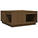 Tavolino Da Salotto Miele 80x81x36,5 Cm Legno Massello Di Pino - Foto miniatura 2