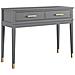 Westerleigh Consolle Con 2 Cassetti In Mdf Grigio - Foto miniatura 2
