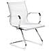 Sedia Balvano, Seduta Sala Da Attesa Per Ufficio Con Braccioli, Seduta Ergonomica Da Attesa, 62x54h89 Cm, Bianco - Foto miniatura 1