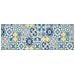 Tappeto Cucina Antiscivolo Stampa Digitale Emozioni Fantasie Maiolica Marina 58x280 Cetara - Foto miniatura 1