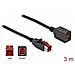 85987 Cavo Usb 3 M Nero - Foto miniatura 2