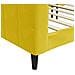 Letto Da Giorno Giallo 90x200 Cm In Velluto - Foto miniatura 5
