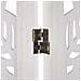 Paravento 3 Pannelli Legno Bianco 170 X 122 Cm Melago - Foto miniatura 3