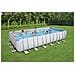 Piscina Rettangolare Con Struttura Power Steel Frame 732x366x132 56475 - Foto miniatura 1