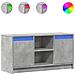 Mobile Porta Tv Con Led Grigio Cemento 100x34x50 Cm Truciolato - Foto miniatura 2