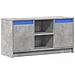 Mobile Porta Tv Con Led Grigio Cemento 100x34x50 Cm Truciolato - Foto miniatura 3