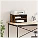 Supporto Stampante Rovere Fumo 40x32x22,5 Cm Legno Multistrato - Foto miniatura 3