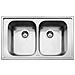 Lavello Smeg Lp8622 Inox 2 Vasche 86x50 Cm - Foto miniatura 1