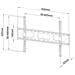 Supporto a Muro per TV LED LCD Ultra Slim 40-65'' Fisso - Foto miniatura 5