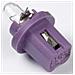 Lampadina 12v 0.4w Zoccolo Viola - Foto miniatura 1