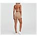 Set Di Leggings E Reggiseno Sportivo Incrociato Beige L - Foto miniatura 1