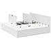 Struttura letto con contenitore Bianco 180 x 200 cm - Foto miniatura 3