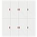 Struttura letto con contenitore Bianco 180 x 200 cm - Foto miniatura 8