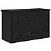 Appendiabiti a muro con lo scaffale Rovere nero 50 x 20 x 30 cm - Foto miniatura 8
