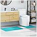 Tappeto da bagno 2 pcs Turchese 50 x 50 cm Polipropilene - Foto miniatura 2