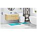 Tappeto da bagno 2 pcs Turchese 50 x 50 cm Polipropilene - Foto miniatura 4
