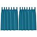 Tende con tende 2 pcs Turchese Poliestere - Foto miniatura 1